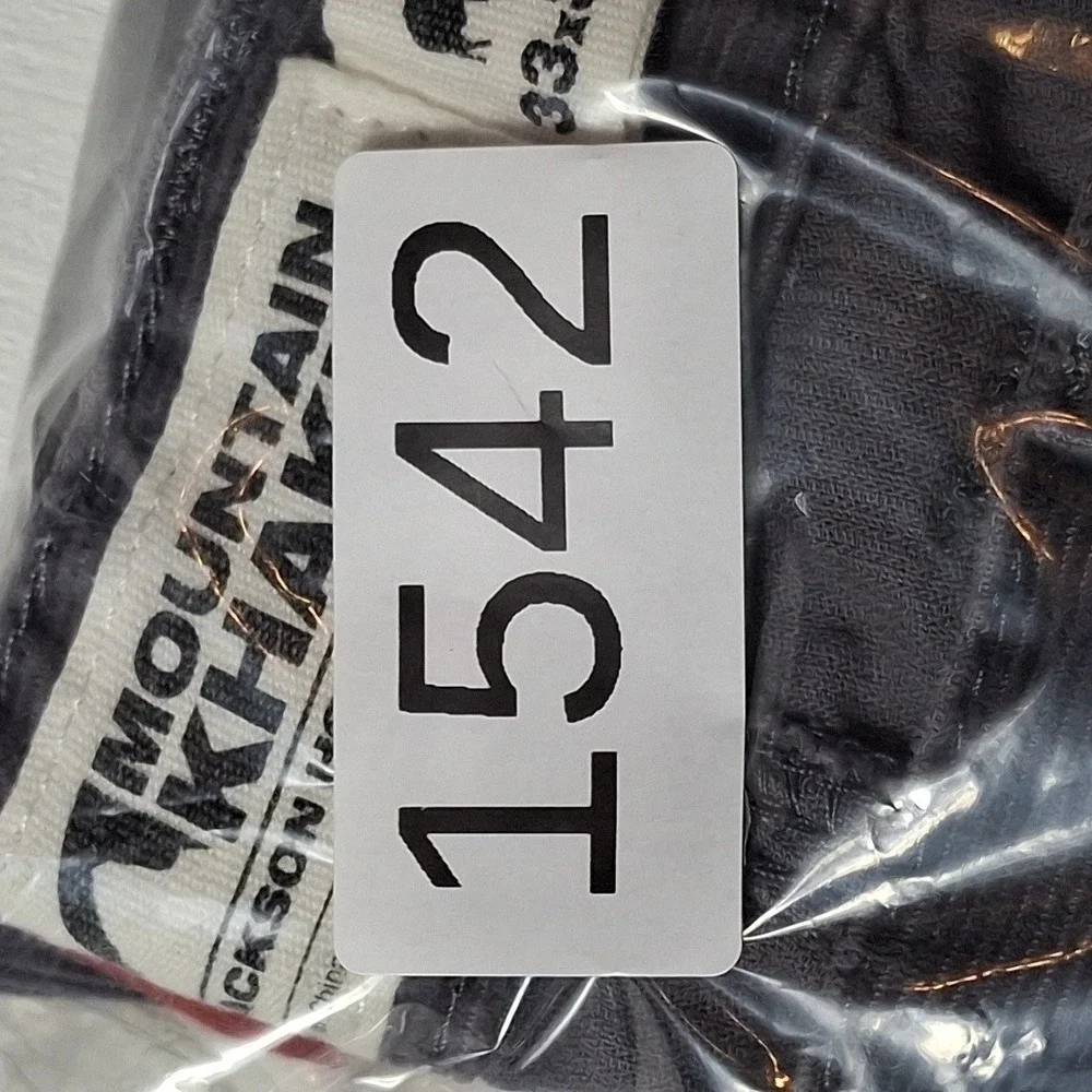 Mountain Khakis Canyon Cord Pants Classic Fit Gray Corduroy 33x34 5-Pocket